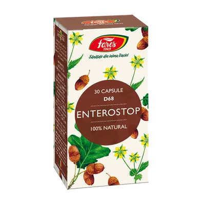 Enterostop D68, 30 capsule, Fares