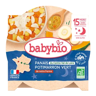 Meniu pastarnac si dovleac drome Bio, 260g, BabyBio