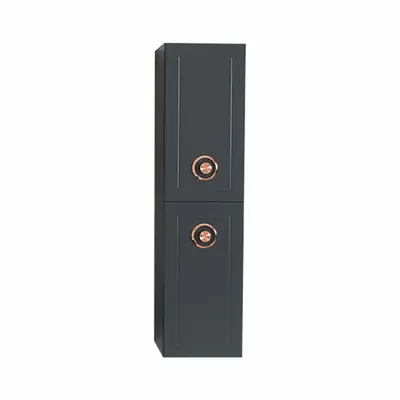 Dulap baie suspendat Dora antracit 35x140 cm