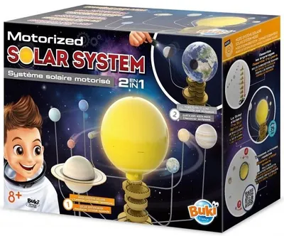 Set de joc 2 în 1 Buki France - Sistem solar mobil