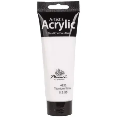 Culoare in Ulei Artist Phoenix, Titanium White, 120 ml