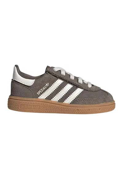 Pantofi Spezial din piele intoarsa pentru handbal - Alb/Maro