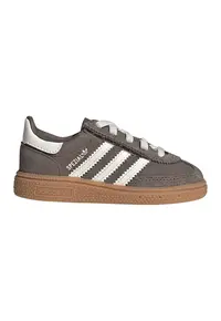 Pantofi Spezial din piele intoarsa pentru handbal - Alb/Maro