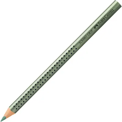 Creion Faber Castell - Jumbo Grip, metalic, verde