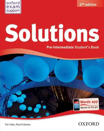 Solutions 2nd Edition Pre-Intermediate: Student's Book- REDUCERE 20%