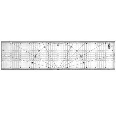 MQR 15x60 cm - rigla gradata patchwork. Olfa-Japonia