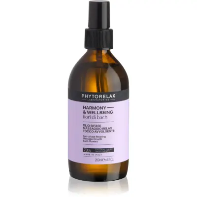 Phytorelax Laboratories Fiori di Bach ulei de masaj relaxant 200 ml