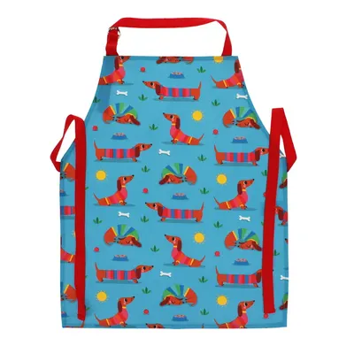 Șorț de bucătărie pentru copii din bumbac Sunny Sausage Dog – Rex London