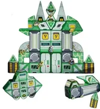 Constructor magnetic Sonne - Storm Cat, 108 piese