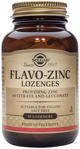 Flavo-Zinc, 23 mg, 50 tablete, Solgar