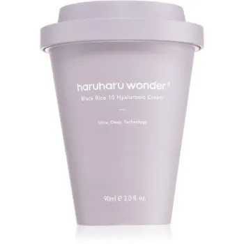 Haruharu Wonder Black Rice 10 Hyaluronic Cream cremă intens hidratantă pentru netezirea pielii