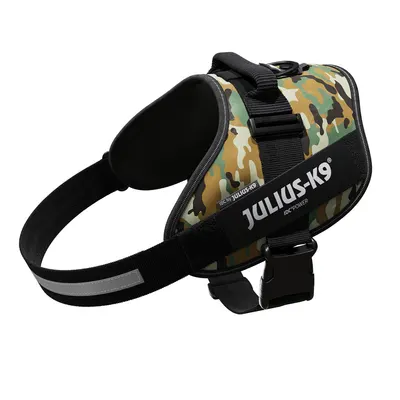 Ham JK9 IDC Power, camuflaj, reflectorizant, circumferința piept 82-115 cm, pentru câini cu greutate de 40-70 kg