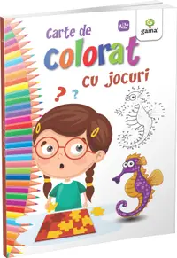 Carte de colorat cu jocuri