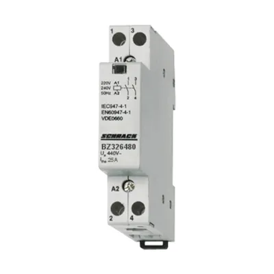 Contactor modular 25A 2NI 24V AC