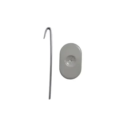 Set 50 de cârlige aluminiu prindere plasa de protectie panouri fotovoltaice
