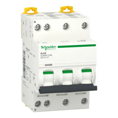 Acti9, iC40N Intreruptor automat 3P+N C 40A 6kA/10kA