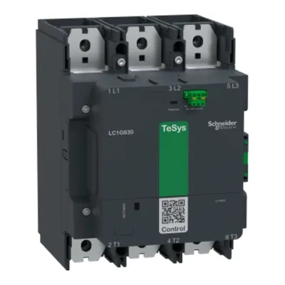 Contactor TeSys Giga, 3P (3 NO), AC-3 <= 440V 630A, versiune standard, bobina 100..250V c.a./c.c.