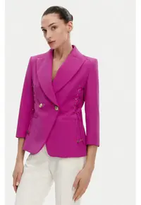 Sacou dama - 305291653 - Poliester - Roz - Roz