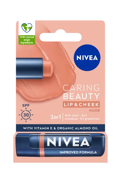 Balsam de buze Nude, 3.8g, Nivea