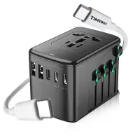 Pachet Travel Timebox, Type-C la USB-C, 66W, 1m, Alb - Default Title