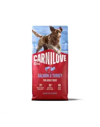 Hrană câini activi 12 kg CARNILOVE Active Dog Salmon and Turkey Adult somon și curcan