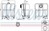Vas expansiune cu capac potrivit VOLVO C30; FORD C-MAX, FOCUS C-MAX, FOCUS II, KUGA I, MONDEO IV; MAZDA 3 10.03-01.15