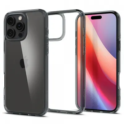 Husa pentru Apple iPhone 16 Pro, Spigen, Ultra Hybrid, Fumurie ACS08123