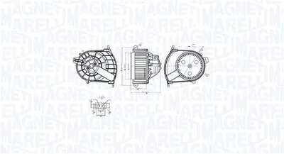 Ventilator Habitaclu Potrivit Mercedes Citan Mixto (double Cabin), Citan (mpv), Citan Minivan (w415); Nissan Nv250, Nv400; Opel Movano B; Renault Kangoo Be Bop, Kangoo Express, Kangoo Ii 1.2-Electric