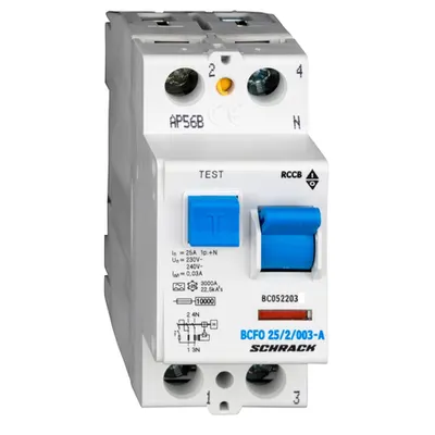 Intreruptor diferential 25A 2poli 30mA
