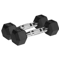 Set 2 gantere 2 kg dumbbell HEX Rebel Active RBA-2325-02