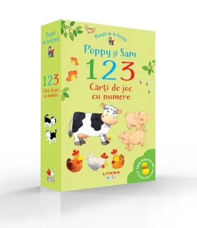 Povești de la fermă. Poppy și Sam. 1, 2, 3. Cărți de joc cu numere - Hardcover - Stephen Cartwright, Simon Taylor-Kilety