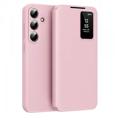 Husa pentru Samsung Galaxy S26 Plus S947, Techsuit, SmartView, Roz