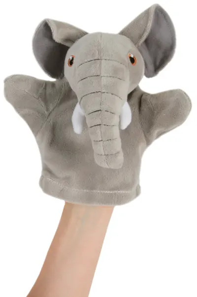 Păpușă de teatru de păpuși The Puppet Company - My first Puppet, Elefant