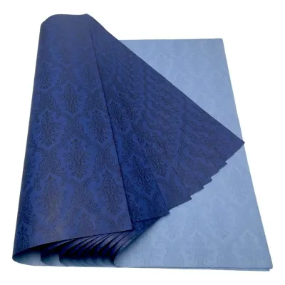 Foi de ambalat decorative print regal - albastru (set 10 foi) 52x60cm - Default Title