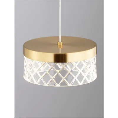Lampa suspendata BION Alama aurie & Acrylic LED 6W 220-240V 470Lm 3000K IP20