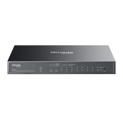 Tp Link Omada ES210GP 10-Port Gigabit Easy Managed Switch cu 8-Port PoE+, 8× 10/100/1000 Mbps PoE+ RJ45 Ports (support 802.3af