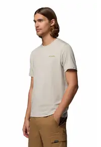Tricou cu imprimeu grafic pe partea din spate Parsons Point™ - Bej deschis
