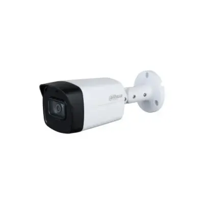 Camera de supraveghere Dahua HAC-HFW1200TLM-I6-A-0360B-S6 Bullet HDCVI si analogica, 2MP, CMOS, 3.6mm, IR 60m, Super Adapt, built-in-Mic, 4 in 1, IP67, metal+plastic