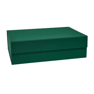 Cutie de depozitare verde-închis din carton cu capac 45x33x15 cm Hako – OYOY Living Design