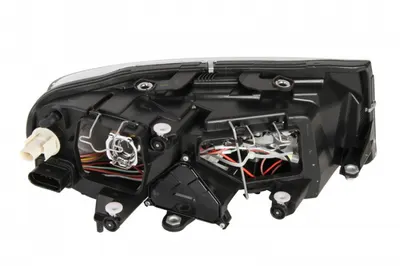 Far stanga (H3 H7, reglaj electric, cu motoras, fundal cromat) SKODA SUPERB 2001-2008