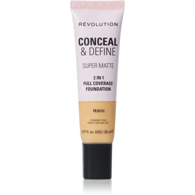 Revolution Conceal & Define machiaj cu efect matifiant culoare F8.5NW 23 ml