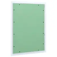 vidaXL Panou de Acces Verde și Argintiu 55 x 75 cm
