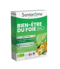 Hepatonic Bio, 20 fiole, Santarome