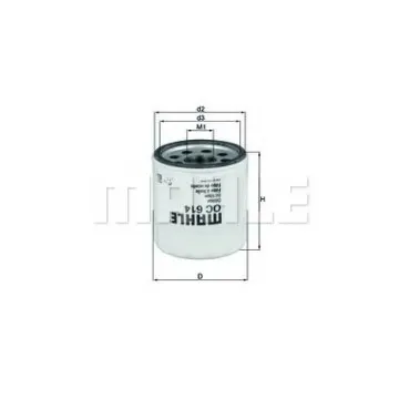 Filtru ulei MAHLE ORIGINAL OC 614