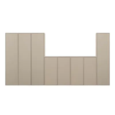 Dulap modular crem din lemn de pin 400x200 cm Daily – vtwonen