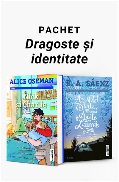 Pachet Dragoste și identitate. Nick și Charlie/Aristotel și Dante plonjează în apele lumii