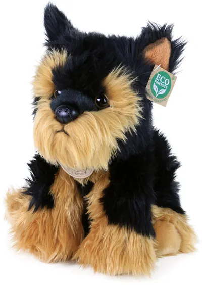 Jucărie de pluș Rappa Eco Friends - Terrier Dog, 30 cm
