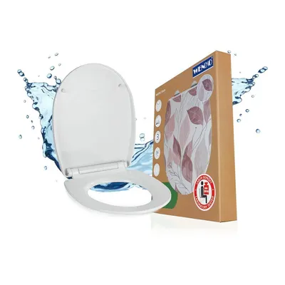 Capac WC 36,5 x 45 cm Easy-Close (cu închidere automată) Pula – Wenko