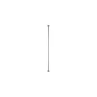 Complete Ovaline snap-on column - inaltime 3.2 m - aluminiu finish