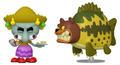 Set figurine Funko POP! Animation: SpongeBob SquarePants – Squidward & Sea Bear